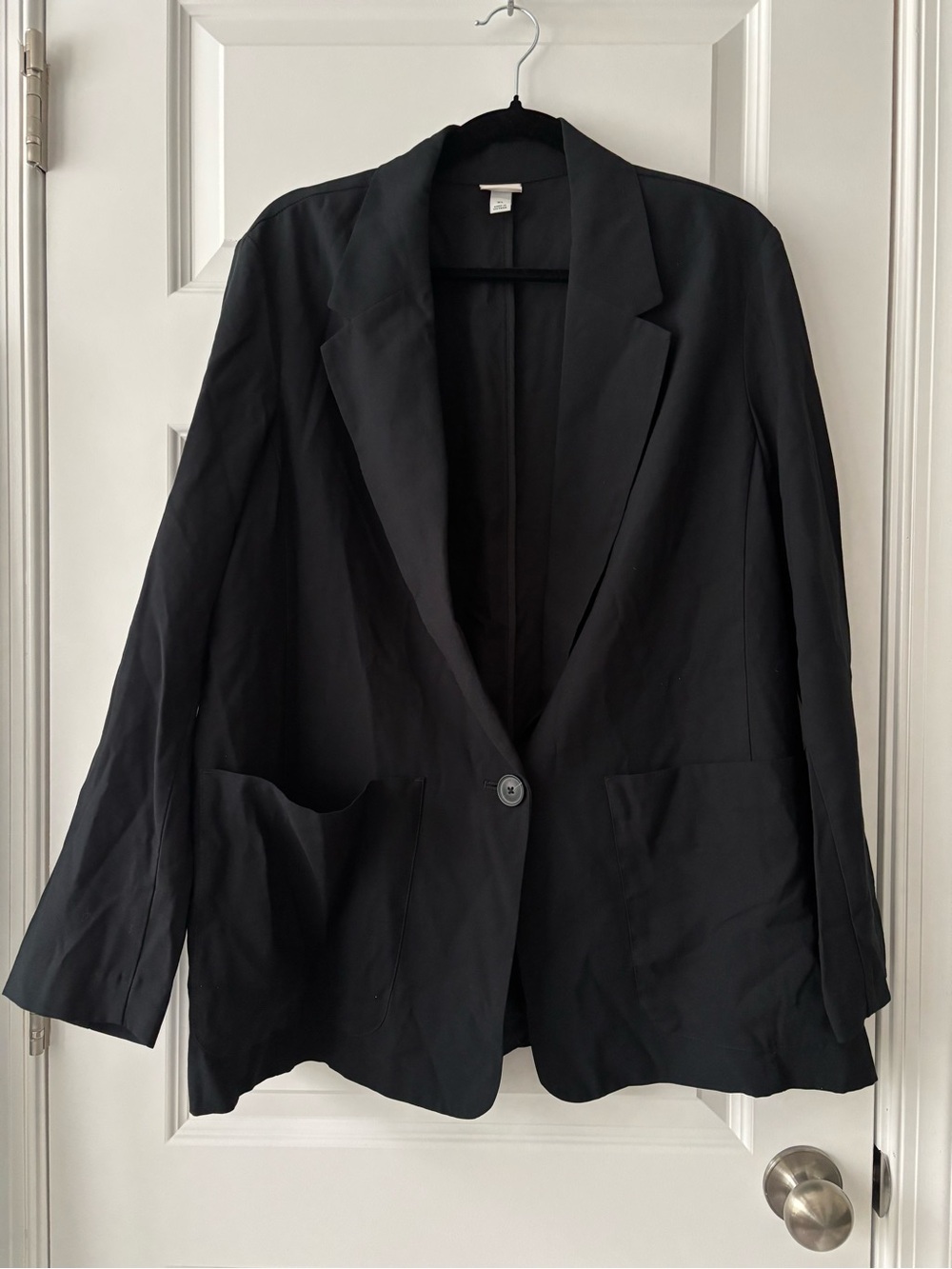 A New Day Black Single Button Blazer XL